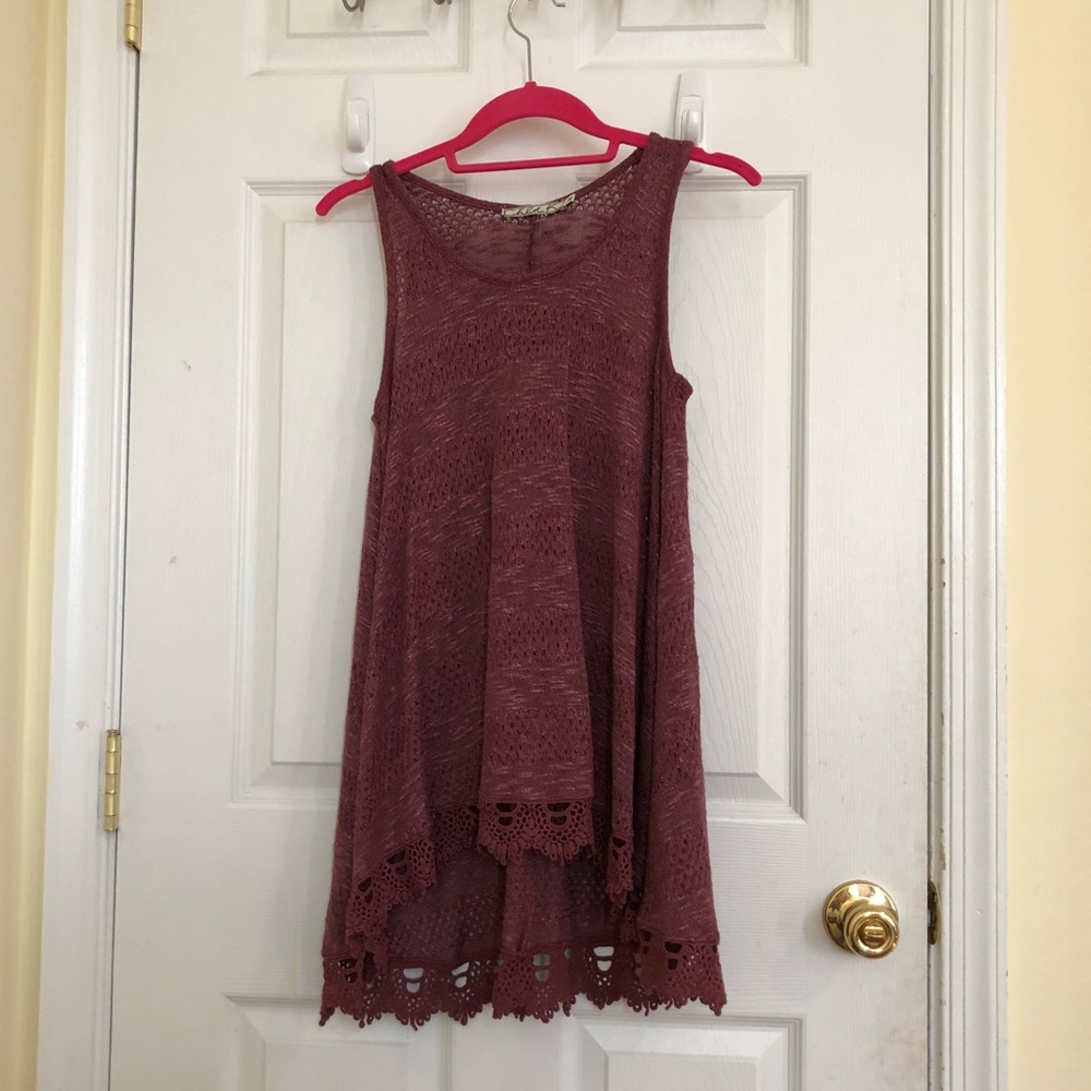 Flowy tank top, purple